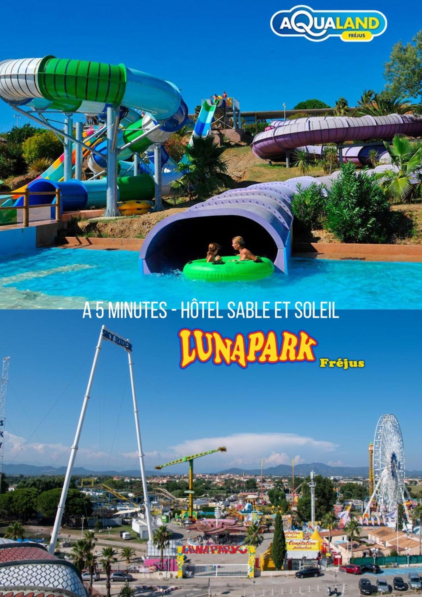 Hotel Sable Et Soleil - Port, Plage Et Jacuzzi Prive Fréjus Kültér fotó